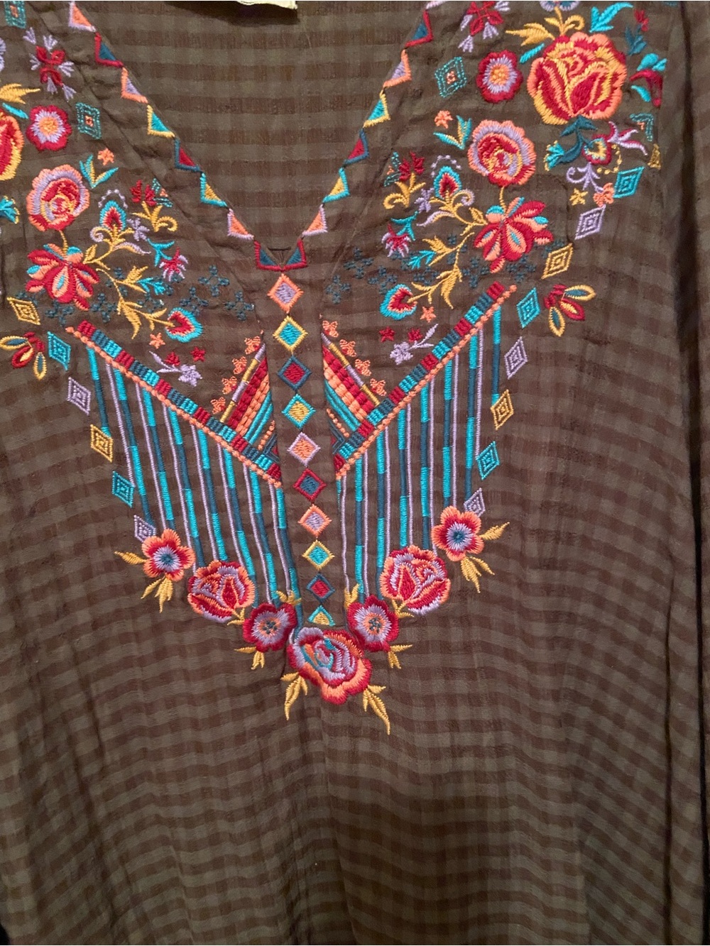 Savanna Jane Long Sleeve Embroidered Top - Picture 5 of 7